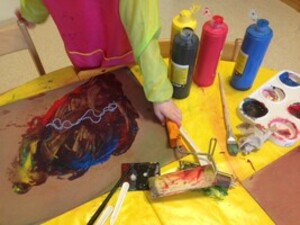 monotypie kindergarten