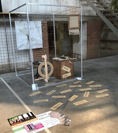 Flax Tex Cube, Glanzstoff, 2022